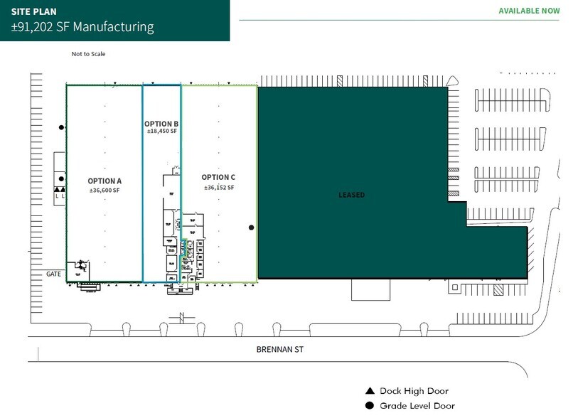 520-528 Brennan St, San Jose, CA à louer - Plan de site – Image 2 sur 8