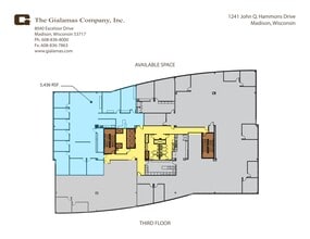1241 John Q Hammons Dr, Madison, WI à louer Plan de site– Image 1 sur 1