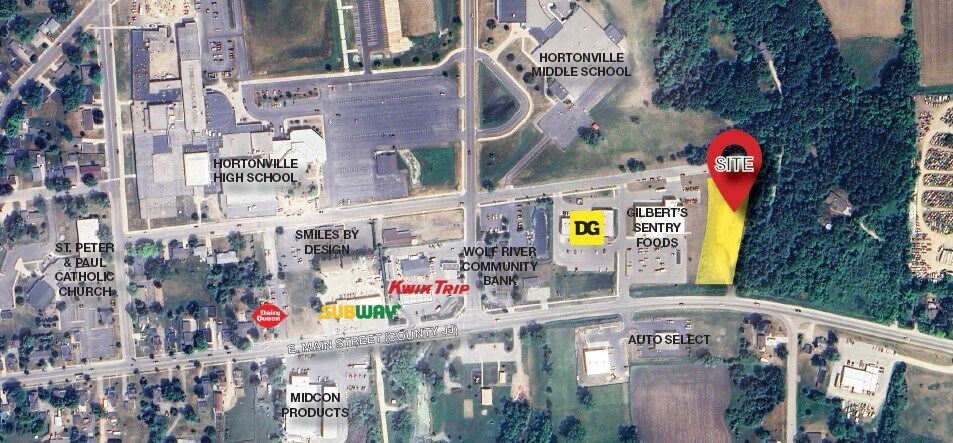E. Main Street, Hortonville, WI à vendre - Plan de site – Image 1 sur 2