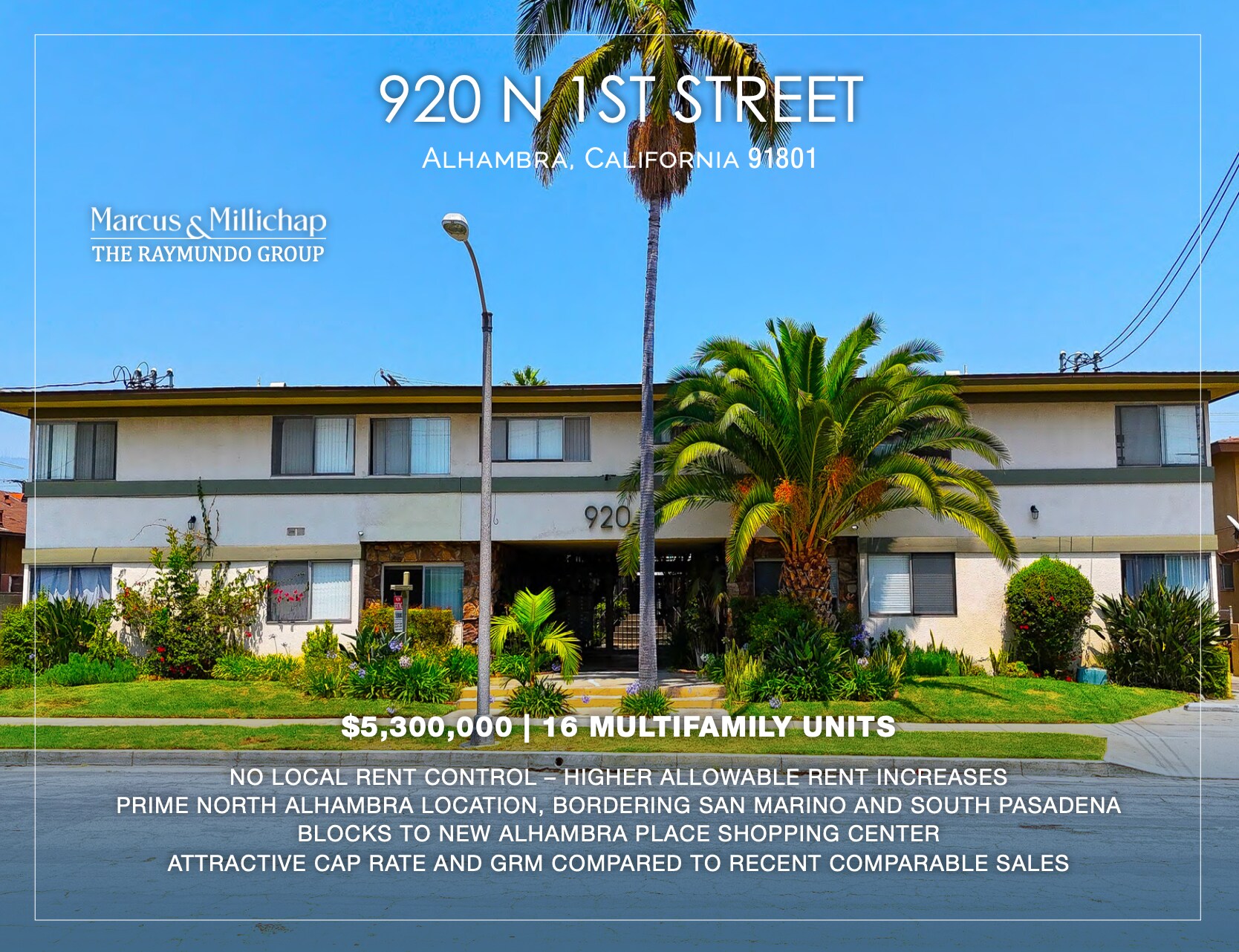 920 N 1st, Alhambra, CA à vendre Photo de l’immeuble– Image 1 sur 23