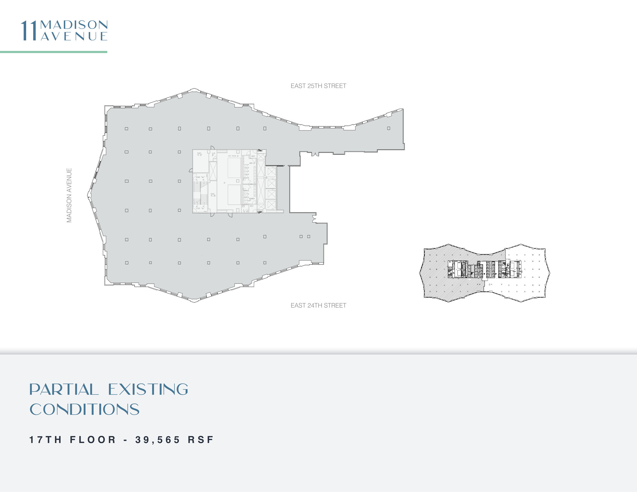 11 Madison Ave, New York, NY à louer Plan d’étage– Image 1 sur 2