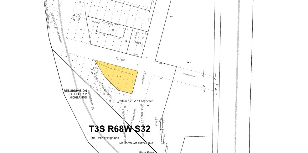 695 Water St, Denver, CO à vendre - Plan cadastral – Image 2 sur 3