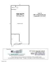 9811 Owensmouth Ave, Chatsworth, CA à louer Plan d’étage– Image 2 sur 2