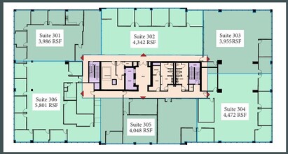 4390 Belle Oaks Dr, North Charleston, SC à louer Plan d’étage– Image 1 sur 1