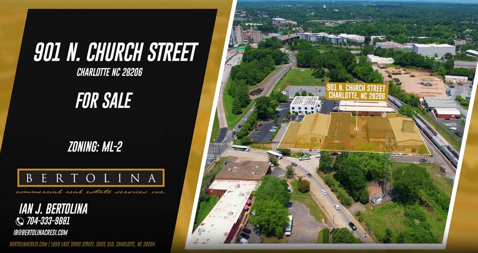 901 N Church St, Charlotte, NC à vendre - Vidéo sur l’annonce professionnelle – Image 2 sur 20