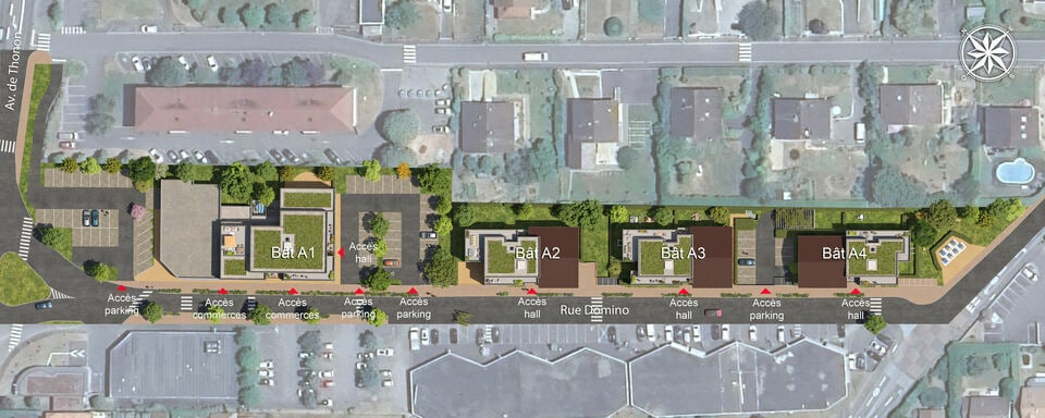 Local commercial dans Douvaine à vendre - Plan de site – Image 2 sur 3