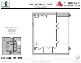 2626 E 82nd St, Bloomington, MN à louer Plan d’étage– Image 1 sur 1