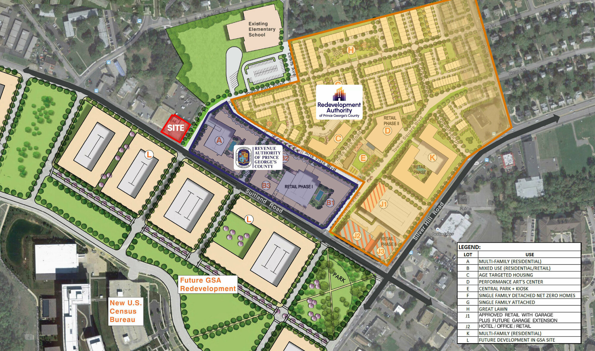 4524 Suitland Rd, Suitland, MD à louer Plan de site– Image 1 sur 1