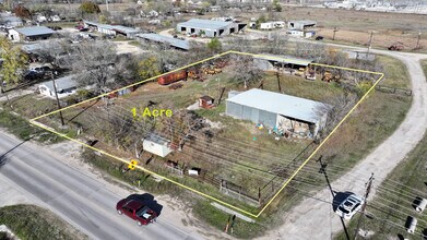 1406 S Commerce St, Lockhart, TX - Vue aérienne vue de carte