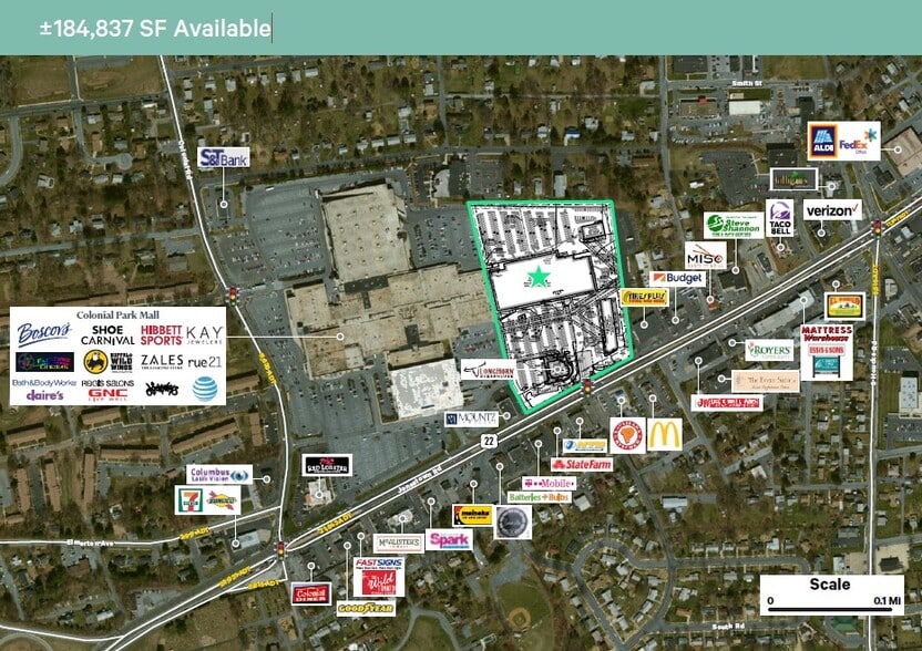 4600 Jonestown Rd, Harrisburg, PA à louer - Aérien – Image 2 sur 11
