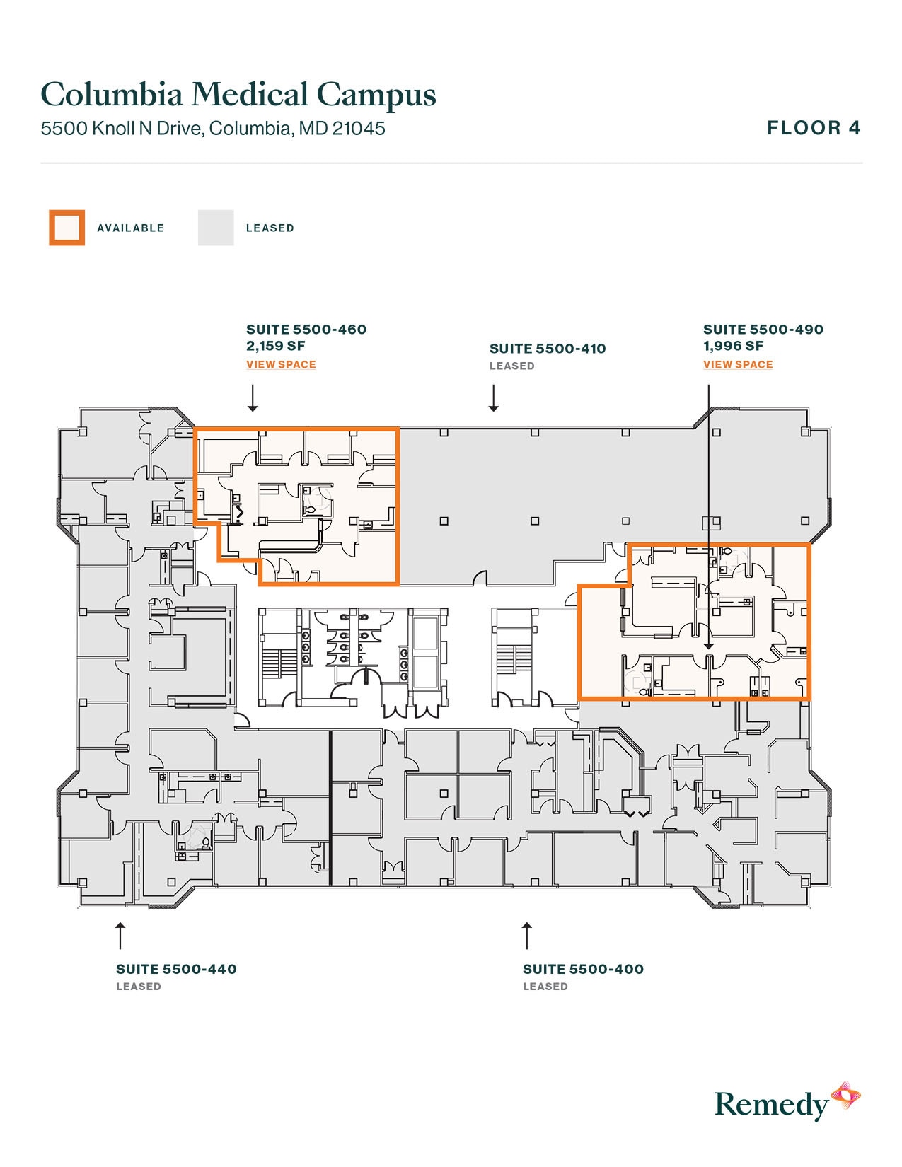 5450 Knoll North Dr, Columbia, MD à louer Plan d’étage– Image 1 sur 1