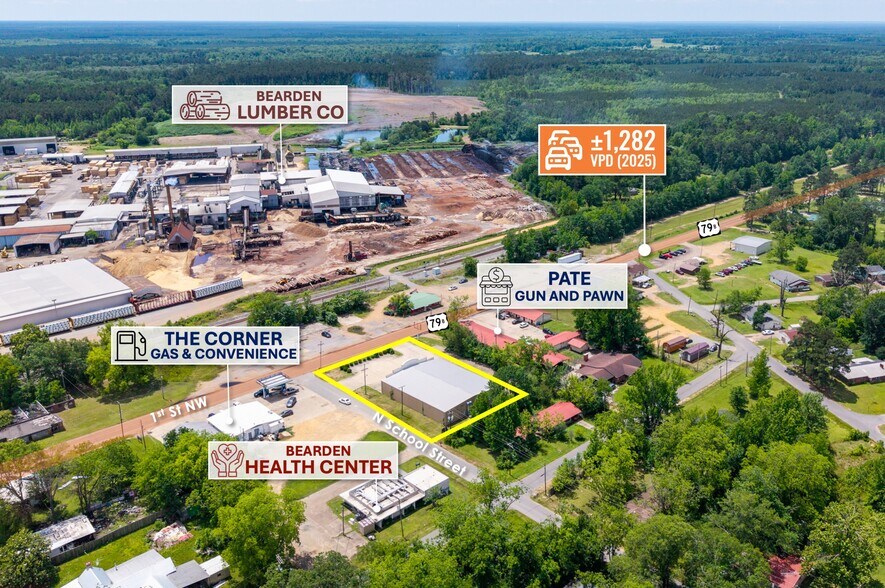 145 N School St, Bearden, AR à vendre - Photo de l’immeuble – Image 3 sur 9