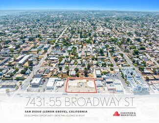 Plus de détails pour 7431-7455 Broadway, Lemon Grove, CA - Terrain à vendre