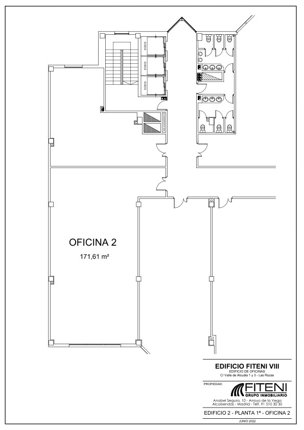 Calle Valle de Alcudia, 1, Las Rozas de Madrid, Madrid à louer Plan d’étage type– Image 1 sur 8