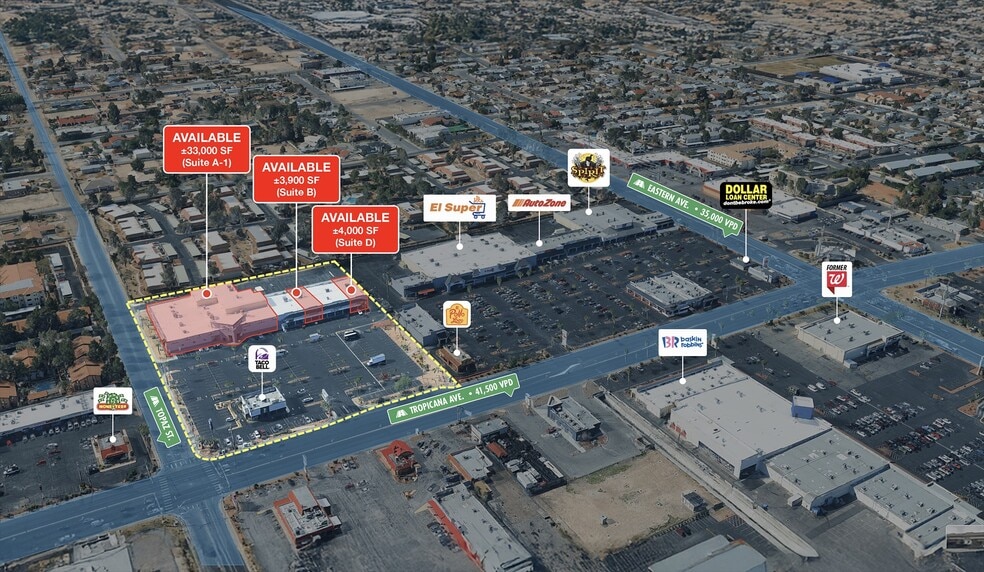 2555 E Tropicana Ave, Las Vegas, NV à louer - Photo de l’immeuble – Image 1 sur 1