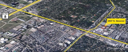 2537 S Gessner Rd, Houston, TX à louer Aérien– Image 2 sur 2