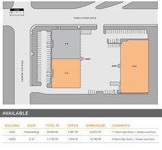 2340 Enrico Fermi Dr, San Diego, CA à louer Plan de site– Image 2 sur 2