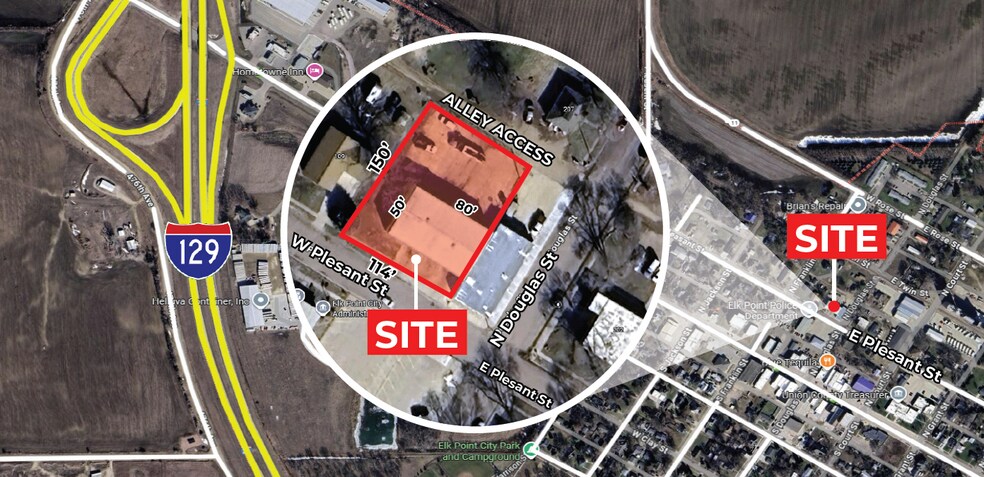 105 W Pleasant St, Elk Point, SD à louer - Photo de l’immeuble – Image 2 sur 4