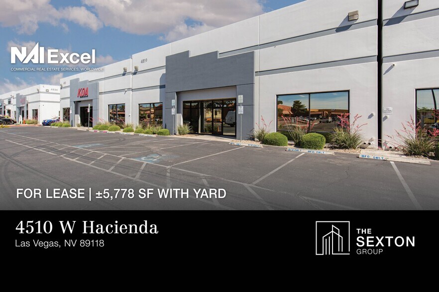 4510 W Hacienda Ave, Las Vegas, NV à louer - Photo principale – Image 1 sur 5