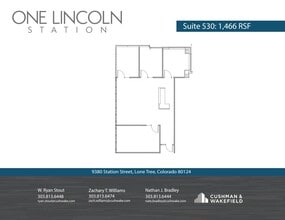 9380 Station St, Lone Tree, CO à louer Plan d’étage– Image 1 sur 1