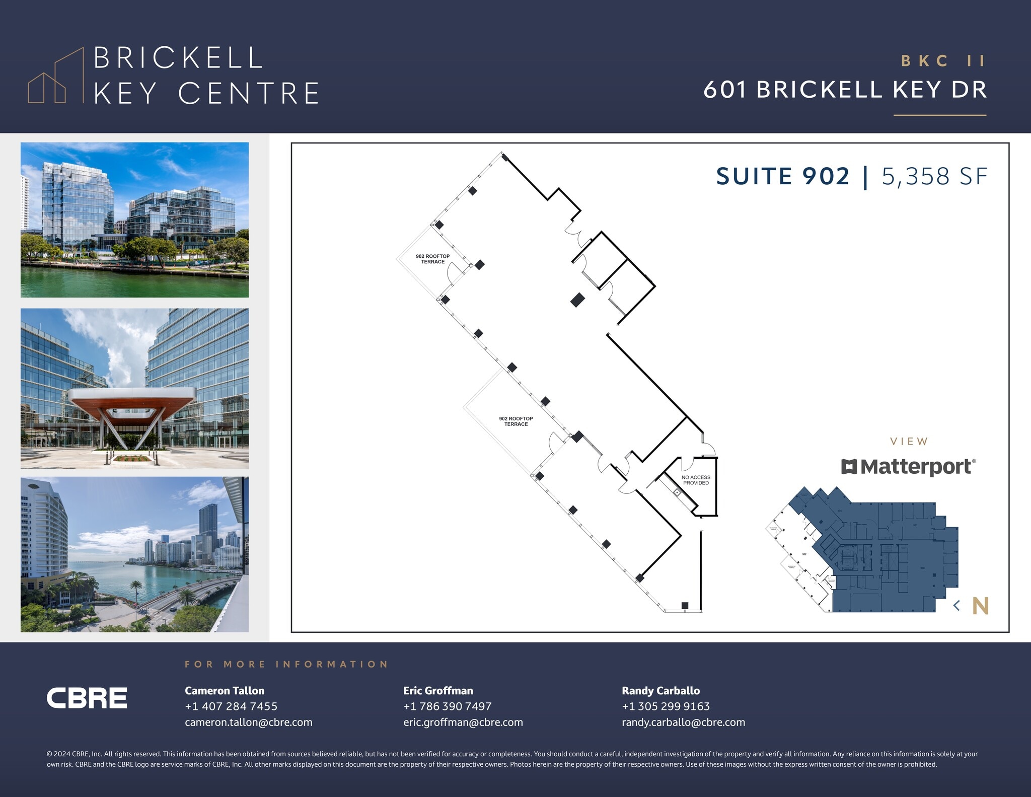 501 Brickell Key Dr, Miami, FL à louer Plan de site– Image 1 sur 1