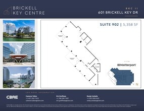 501 Brickell Key Dr, Miami, FL à louer Plan de site– Image 1 sur 1