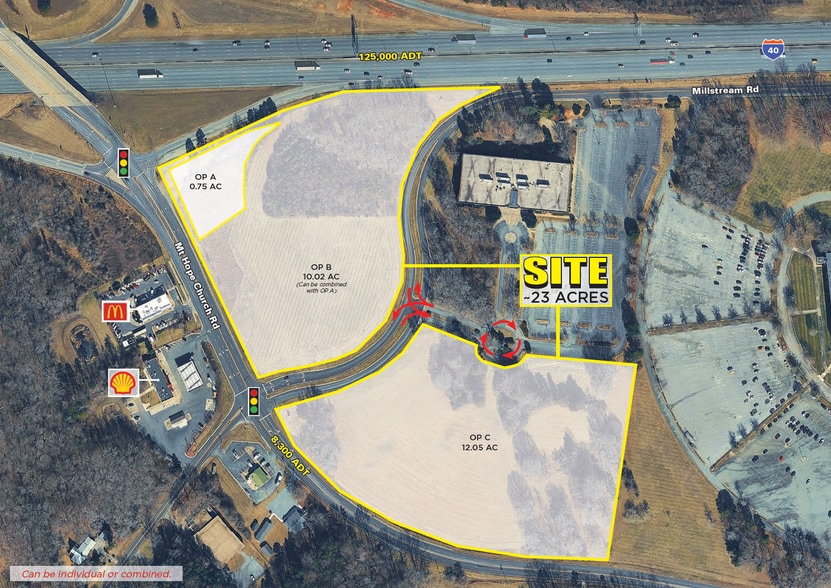 1803 Mt Hope Church rd, Mc Leansville, NC à vendre - Aérien – Image 2 sur 3