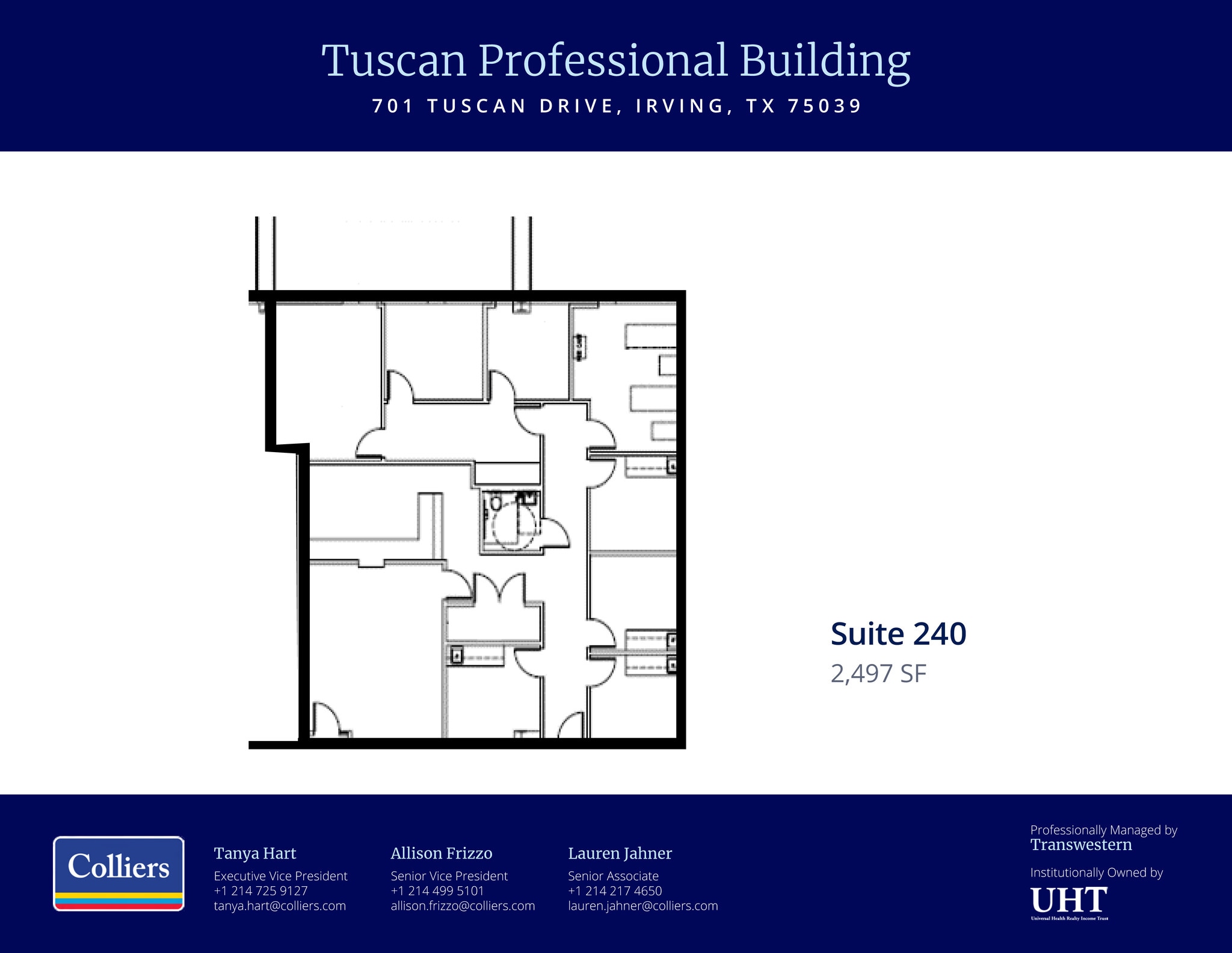 701 Tuscan Dr, Irving, TX à louer Plan d’étage– Image 1 sur 1