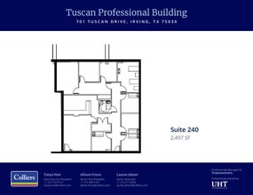 701 Tuscan Dr, Irving, TX à louer Plan d’étage– Image 1 sur 1