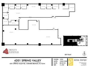 4201 Spring Valley Rd, Dallas, TX à louer Plan d’étage– Image 2 sur 3
