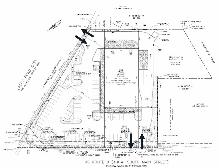 107-109 S Main St, Forked River, NJ à louer - Plan de site – Image 2 sur 2