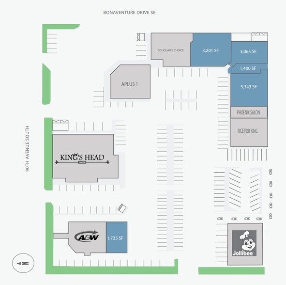 9110 Macleod Trl, Calgary, AB à louer - Plan de site – Image 1 sur 3