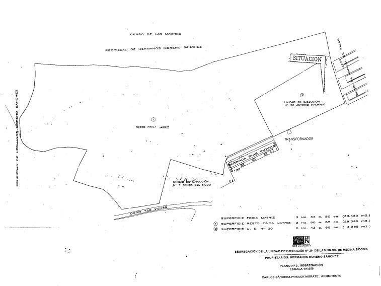 Terrain dans MEDINA-SIDONIA, Cádiz à louer - Plan de site – Image 2 sur 4