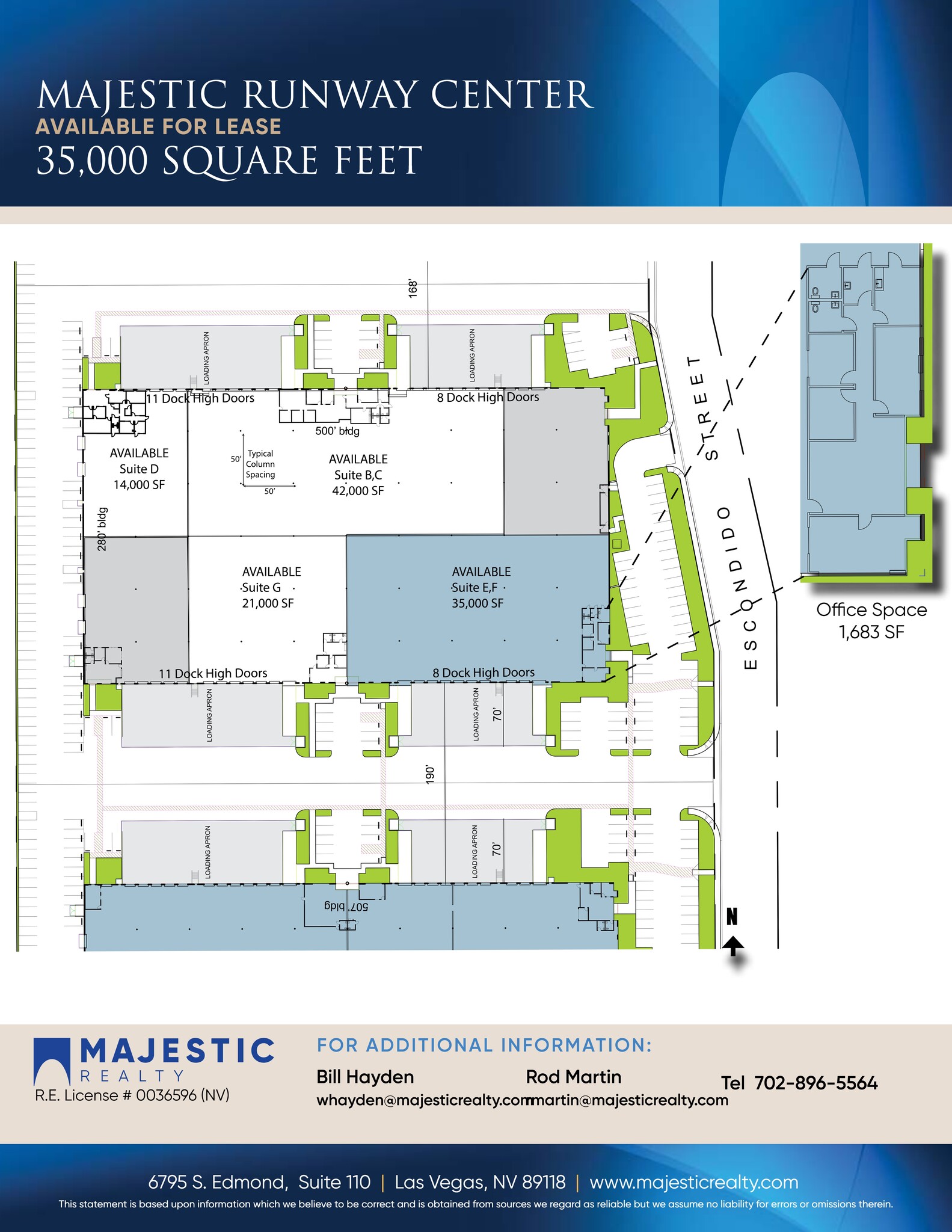 6585 Escondido St, Las Vegas, NV à louer Plan de site– Image 1 sur 1