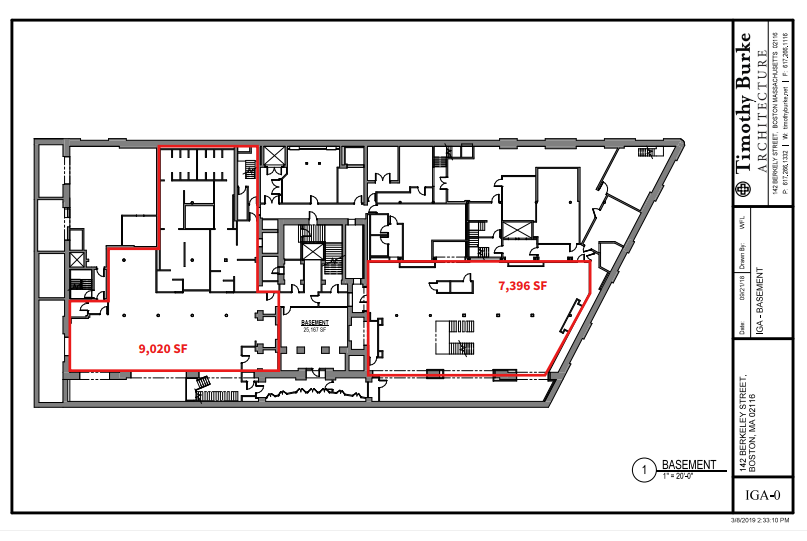 209 Columbus Ave, Boston, MA à louer Plan d’étage– Image 1 sur 1