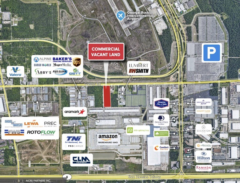 2904 Greens rd, Houston, TX à vendre - Aérien – Image 2 sur 2