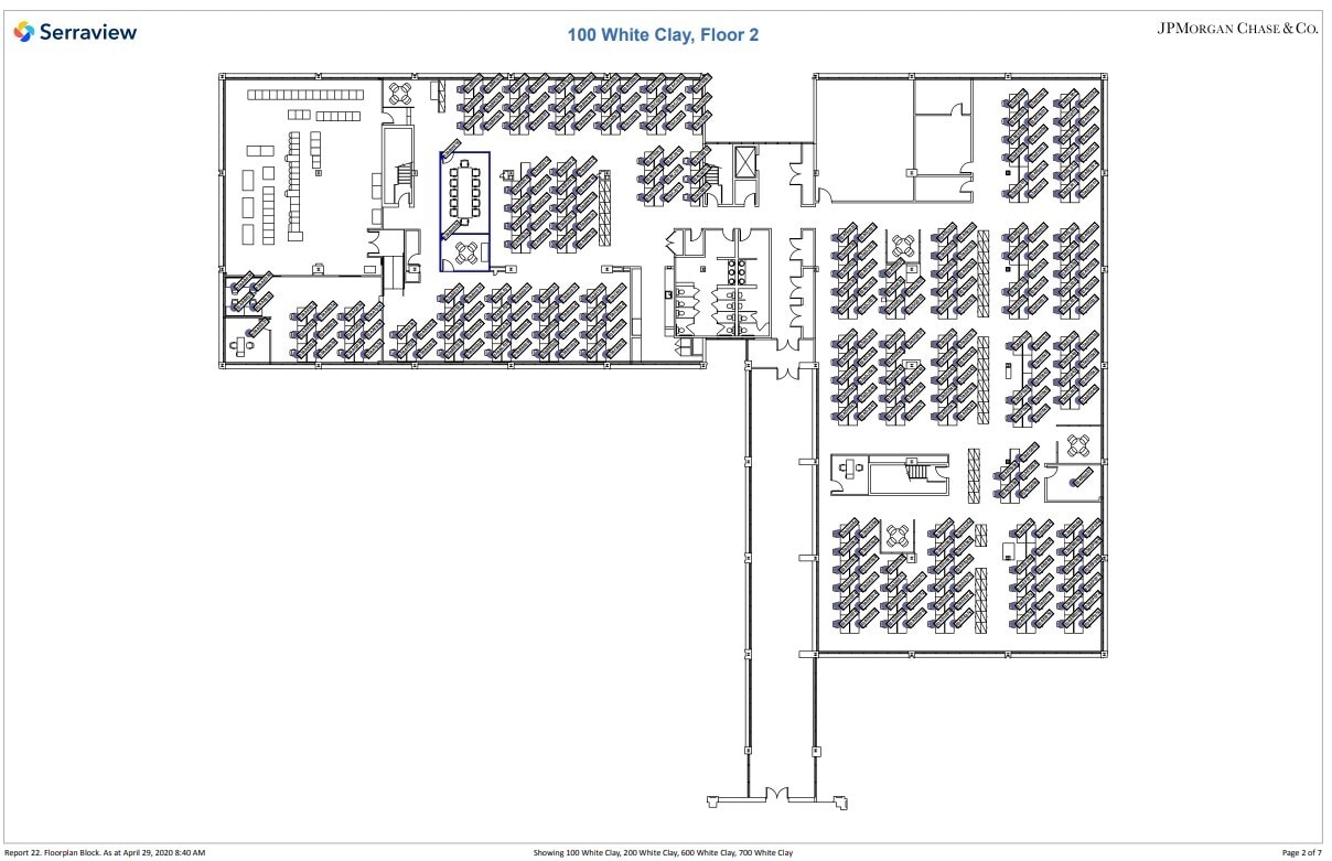 100 White Clay Center Dr, Newark, DE à louer Plan d’étage– Image 1 sur 1