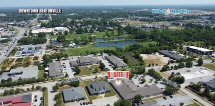 105 SE 22nd St, Bentonville, AR - Vue aérienne vue de carte