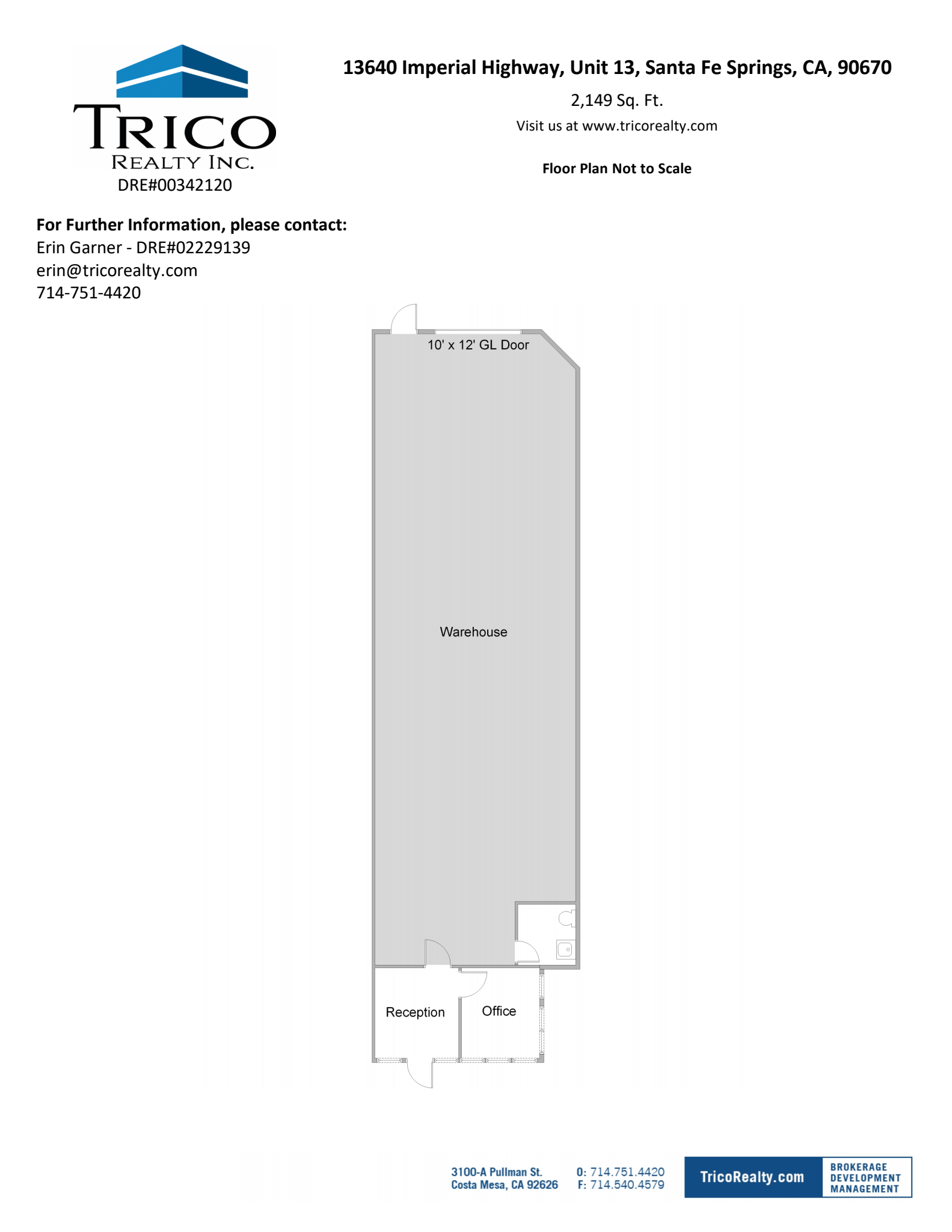 13600-13640 Imperial Hwy, Santa Fe Springs, CA à louer Plan d’étage– Image 1 sur 1