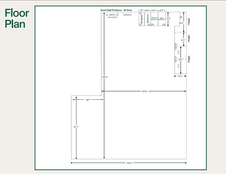 12236 Sherman Way, North Hollywood, CA à louer - Plan d’étage – Image 2 sur 3