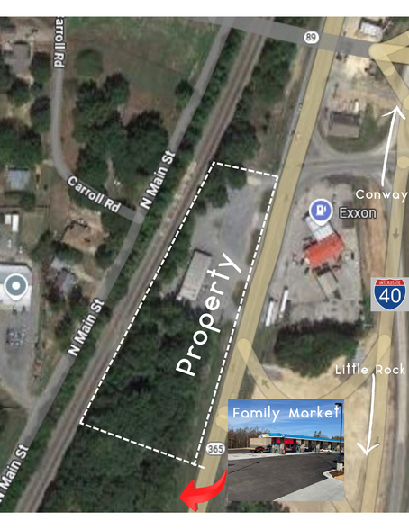 558 Highway 365, Mayflower, AR à vendre - Aérien – Image 1 sur 15