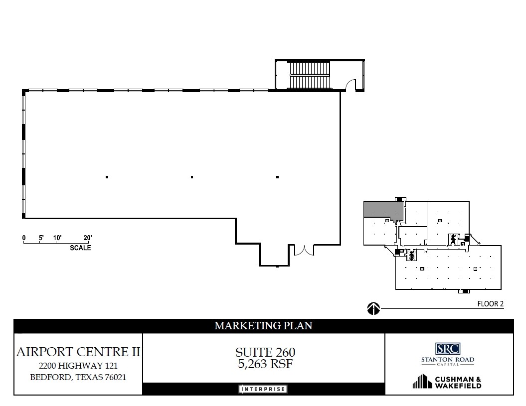 2200 Highway 121, Bedford, TX à louer Plan d’étage– Image 1 sur 2