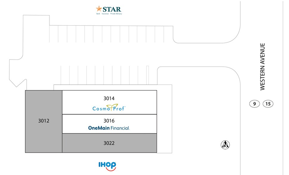 3016-3022 S Western Ave, Marion, IN à louer - Plan de site – Image 3 sur 3