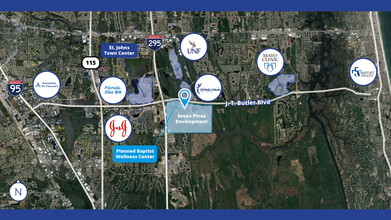 Stillwood Pines Blvd, Jacksonville, FL - VUE AÉRIENNE  vue de carte