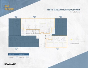 18952 MacArthur Blvd, Irvine, CA à louer Plan d’étage– Image 1 sur 1