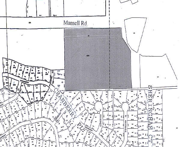 3755 Mansell Rd, Alpharetta, GA à louer - Plan cadastral – Image 2 sur 8