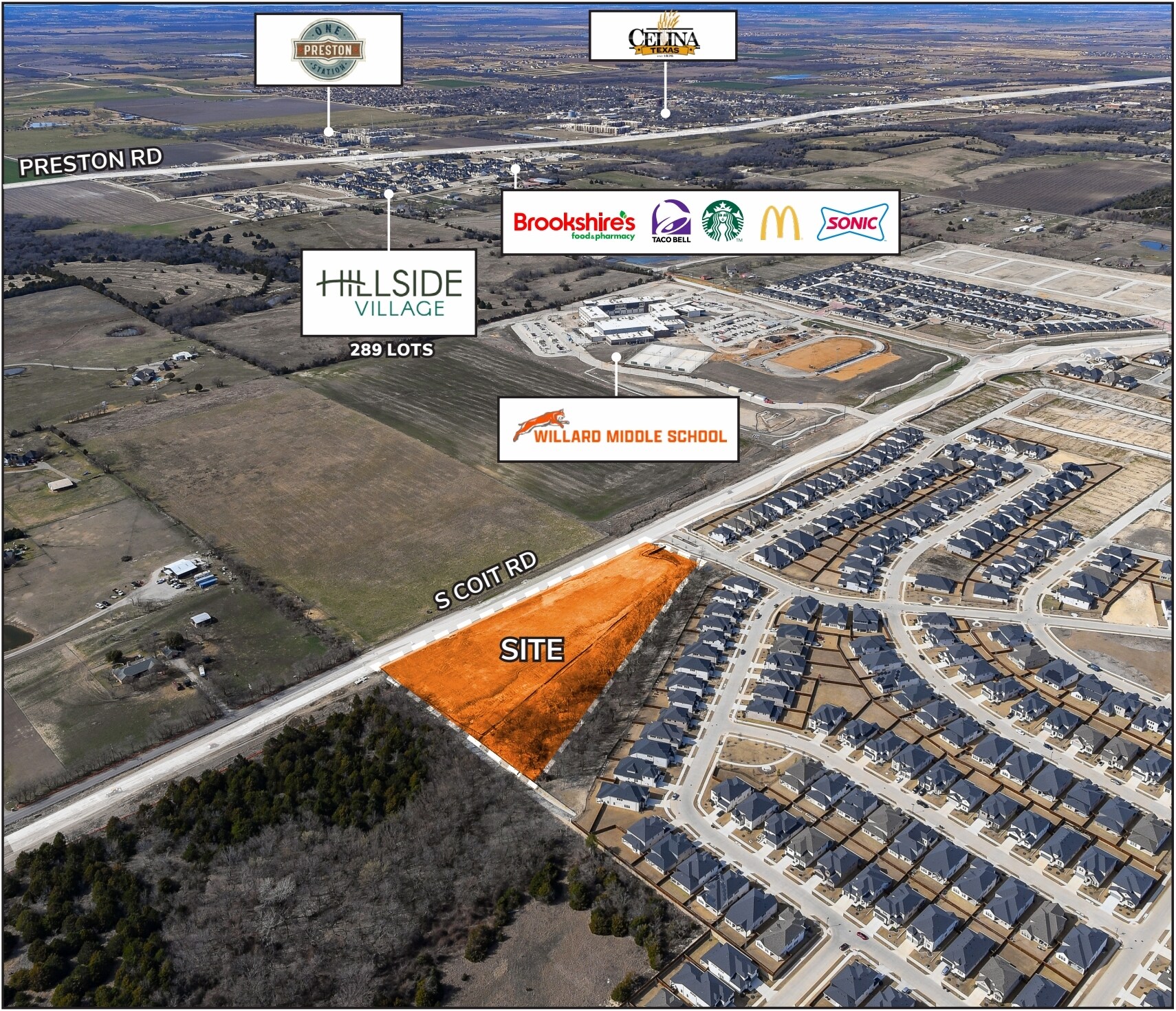Coit Rd, Celina, TX à vendre Aérien– Image 1 sur 6