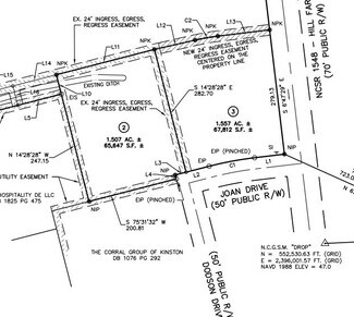 Plus de détails pour Dodson Dr, Kinston, NC - Terrain à vendre
