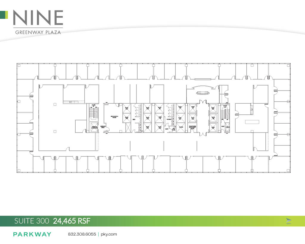 9 Greenway Plz, Houston, TX à louer Plan d’étage– Image 1 sur 1