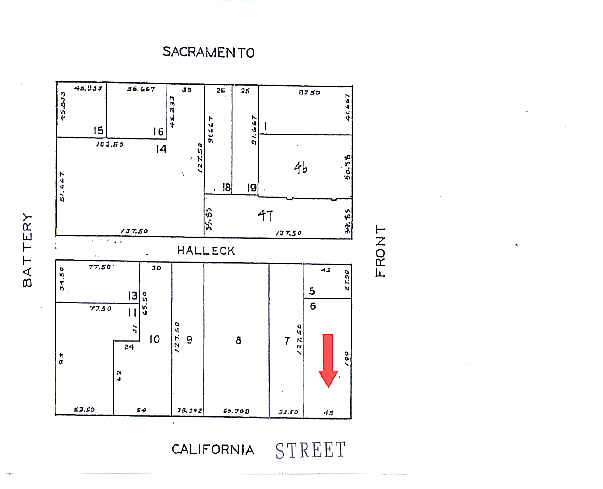 200 California St, San Francisco, CA à louer - Plan cadastral – Image 2 sur 5